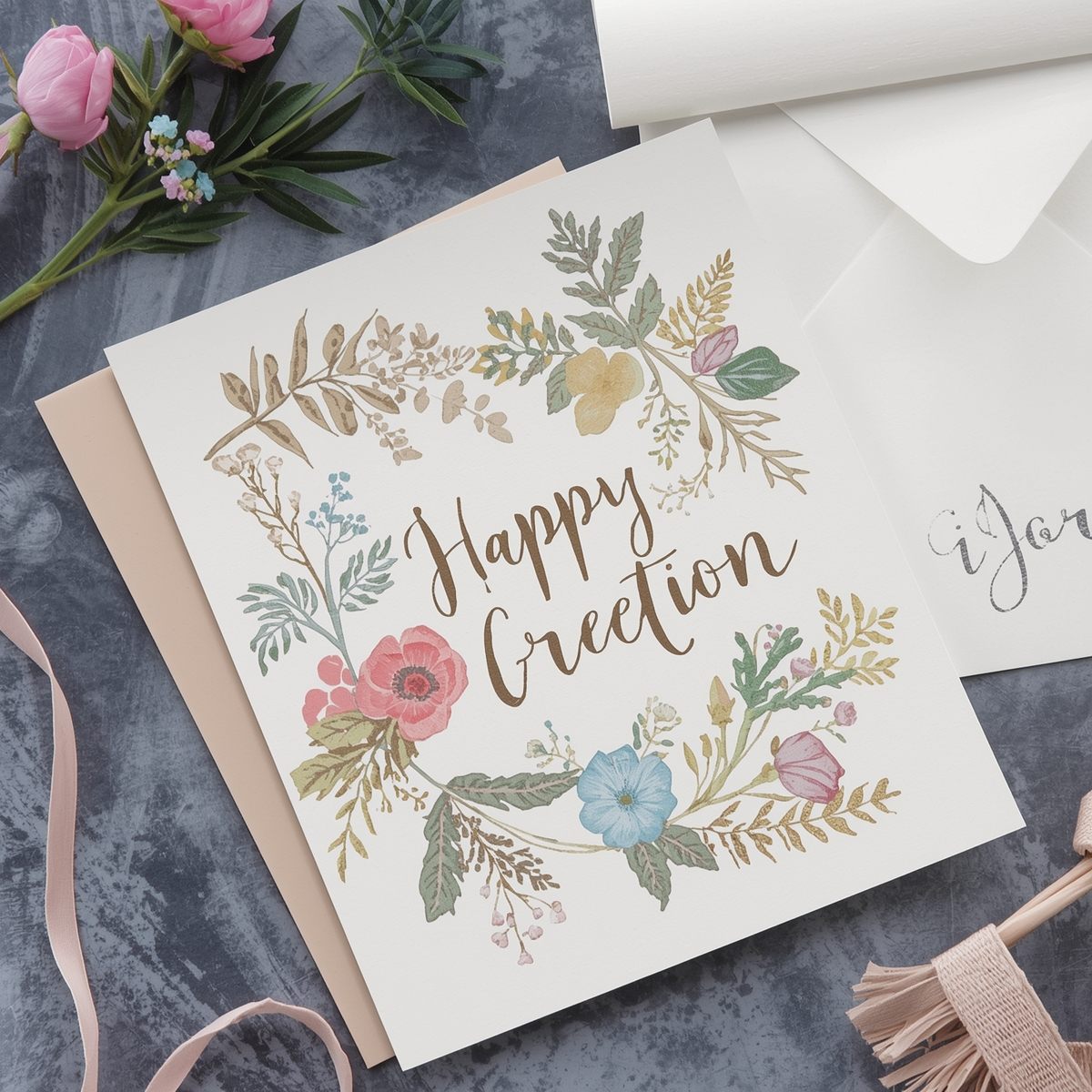 Ons atelier met handgemaakte materialen